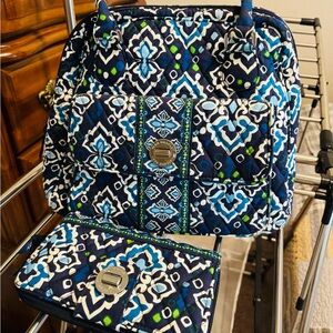 Vera Bradley Shoulder Bag and wallet Set